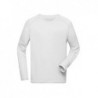 Men's Sports Shirst Long-Sleeved Koszulka sportowa z długim rękawem męska JN522 - white