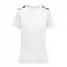 Ladies' Sports Shirt Koszulka sportowa damska JN523 - whithe/black-printed