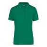 Ladies' Elastic Polo Koszulka polo z elastanem damska JN568 -  irish-green/white