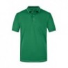 Men's Elastic Polo Koszulka polo z elastanem męska JN569 -  irish-green/white