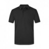 Men's Elastic Polo Koszulka polo z elastanem męska JN569 - black/white