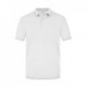 Men's Elastic Polo Koszulka polo z elastanem męska JN569 - white/black