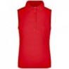 Ladies' Active Polo Sleeveless Koszulka polo do aktywnego wypoczynku i sportu z długimi rękawami damska JN575 - red
