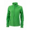 Ladies' Structure Fleece Jacket Kurtka polarowa damska JN596 - green/ dark-green