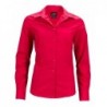 Ladies' Business Shirt Longsleeve Bluzka biznesowa damska z długim rękawem JN641 - red