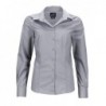 Ladies' Business Shirt Longsleeve Bluzka biznesowa damska z długim rękawem JN641 - steel