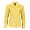 Ladies' Business Shirt Longsleeve Bluzka biznesowa damska z długim rękawem JN641 - yellow