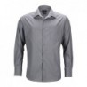 Men's Business Shirt Longsleeve Bluzka biznesowa męska z długim rękawem JN642 - steel