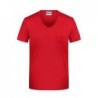 Men's-T Pocket T-shirt organic  z kieszonką męski 8004 - red