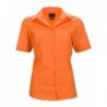 Ladies' Business Shirt Shortsleeve Bluzka biznesowa damska z krótkim rękawem JN643 - orange