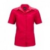 Ladies' Business Shirt Shortsleeve Bluzka biznesowa damska z krótkim rękawem JN643 - red
