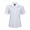 Ladies' Business Shirt Shortsleeve Bluzka biznesowa damska z krótkim rękawem JN643 - white