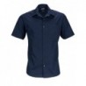 Men's Business Shirt Shortsleeve Bluzka biznesowa męska z krótkim rękawem JN644 - navy