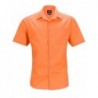 Men's Business Shirt Shortsleeve Bluzka biznesowa męska z krótkim rękawem JN644 - orange