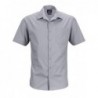 Men's Business Shirt Shortsleeve Bluzka biznesowa męska z krótkim rękawem JN644 - steel