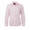 Ladies' Shirt Longsleeve Poplin Koszula damska z długim rękawem z poplinu JN677 - light-pink