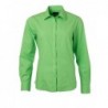 Ladies' Shirt Longsleeve Poplin Koszula damska z długim rękawem z poplinu JN677 - lime-green