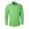 Men's Shirt Longsleeve Poplin Koszula męska z długim rękawem z poplinu JN678 - lime-green