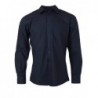 Men's Shirt Longsleeve Poplin Koszula męska z długim rękawem z poplinu JN678 - navy