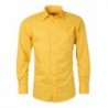 Men's Shirt Longsleeve Poplin Koszula męska z długim rękawem z poplinu JN678 - yellow