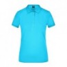 Ladies' Elastic Polo piqué Koszulka polo z elastycznej dzianiny piqué damska JN709 - turquoise