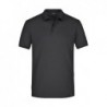 Men's Elastic Polo piqué Koszulka polo z elastycznej dzianiny piqué męska JN710 - black