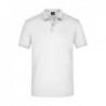 Men's Elastic Polo piqué Koszulka polo z elastycznej dzianiny piqué męska JN710 - white