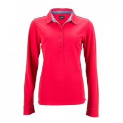 Ladies' Polo Long-Sleeved...