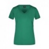 Ladies' Active-V T-shirt damski w serek do aktywnego wypoczynku JN735 - green