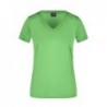 Ladies' Active-V T-shirt damski w serek do aktywnego wypoczynku JN735 - lime-green