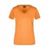 Ladies' Active-V T-shirt damski w serek do aktywnego wypoczynku JN735 - orange
