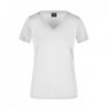 Ladies' Active-V T-shirt damski w serek do aktywnego wypoczynku JN735 - white