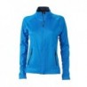 Ladies' Strechfleece Jacket Bluza polarowa z elastanem damska JN763 - cobalt/navy