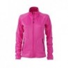 Ladies' Strechfleece Jacket Bluza polarowa z elastanem damska JN763 - pink/fuchsia