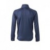 Men's Stretchfleece Jacket Bluza polarowa z elastanem męska JN764 - navy/cobalt
