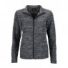 Ladies' Fleece Jacket Cienki polar damski 200g/m2 JN769 - grey-melange/anthracite
