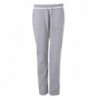 Ladies' Jog-Pants Spodnie dresowe damskie z kontrasowym ściągaczem JN779 -  grey-heather/white