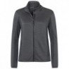 Ladies' Structure Fleece Jacket Kurtka polarowa z elastanem i kontrastami damska JN783 - black/carbon