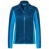 Ladies' Structure Fleece Jacket Kurtka polarowa z elastanem i kontrastami damska JN783 - navy/bright-blue
