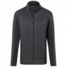 Men's Structure Fleece Jacket Kurtka polarowa z elastanem i kontrastami męska JN784 - black/carbon