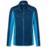 Men's Structure Fleece Jacket Kurtka polarowa z elastanem i kontrastami męska JN784 - navy/bright-blue