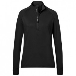 Ladies' Sports  Shirt Halfzip