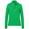 Ladies' Sports Shirt Halfzip Lekki polar na krótki zamek damski JN787 - fern-green