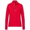 Ladies' Sports Shirt Halfzip Lekki polar na krótki zamek damski JN787 - red