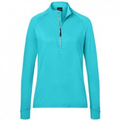 Ladies' Sports  Shirt Halfzip