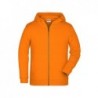 Children's Zip Hoody Bluza dziecięca organic z kapturem i zamkiem 8026K - orange