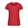 Ladies' Basic-T T-shirt organic damski basic 8007 - carmine-red-melange