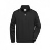 Workwear Half Zip Sweat Bluza robocza na krótki zamek JN831 - black