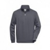 Workwear Half Zip Sweat Bluza robocza na krótki zamek JN831 - carbon