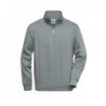 Workwear Half Zip Sweat Bluza robocza na krótki zamek JN831 - dark-grey